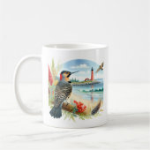 Mug Eau d'été Northern Flicker sur la plage (Gauche)
