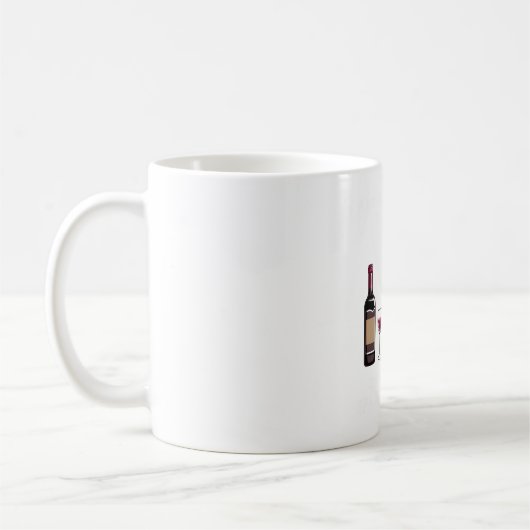 Mug Eau espagnole et vin Chien drôle 1 (Gauche)
