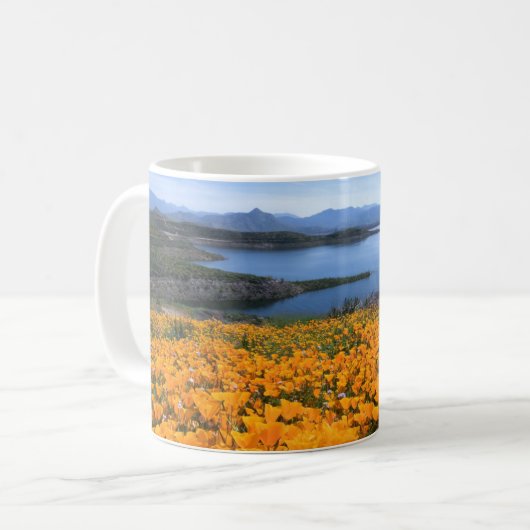 Mug Eau | Lac California Avec Des Pépites D'Or (Devant gauche)