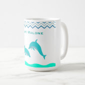 Mug Eau personnalisée dauphin (Devant droit)