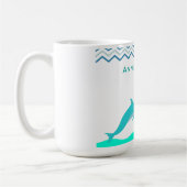Mug Eau personnalisée dauphin (Gauche)