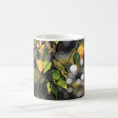 Mug Eau rustique feuilles d'automne monogrammées (Centre)