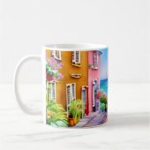 Mug Eau Sunset Village du bord de mer (Gauche)