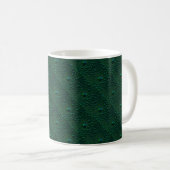 Mug Eau sur métal vert (Devant droit)