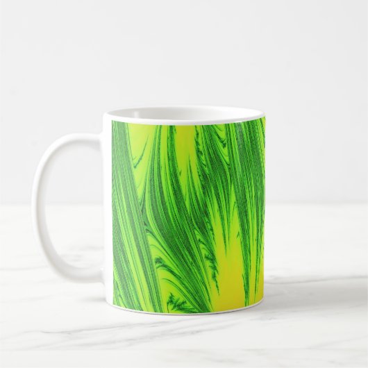 MUG EAU VERTE ET JAUNE (Gauche)