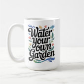Mug Eau votre propre jardin Inspiration Florale Citati (Gauche)