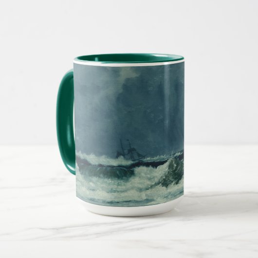 Mug Eaux Brutes Nautiques (Devant gauche)
