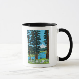 Mug Eaux centrales de la rivière Metolius, Oregon