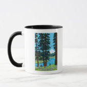 Mug Eaux centrales de la rivière Metolius, Oregon (Gauche)