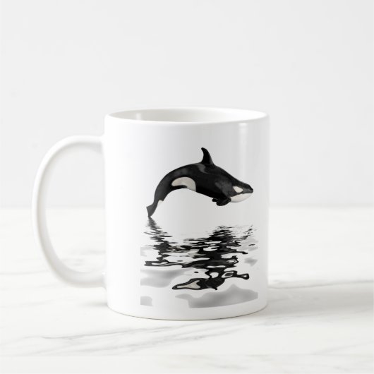 Mug Ebaleine isolée avec réflexion (Gauche)