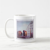 Mug Ébauche Chevaux Prêt Pour Le Travail (Gauche)