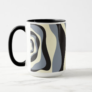 Mug Ebb et flux 4 en noir, gris et crème