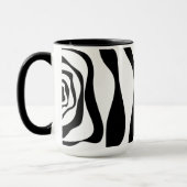 Mug Ebb et flux 4 - Noir et blanc (Gauche)