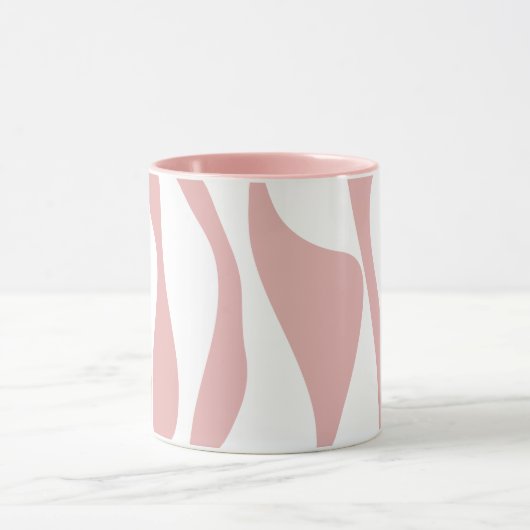 Mug Ebb et flux 4 - rose et blanc (Centre)