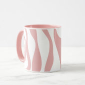 Mug Ebb et flux 4 - rose et blanc (Devant gauche)