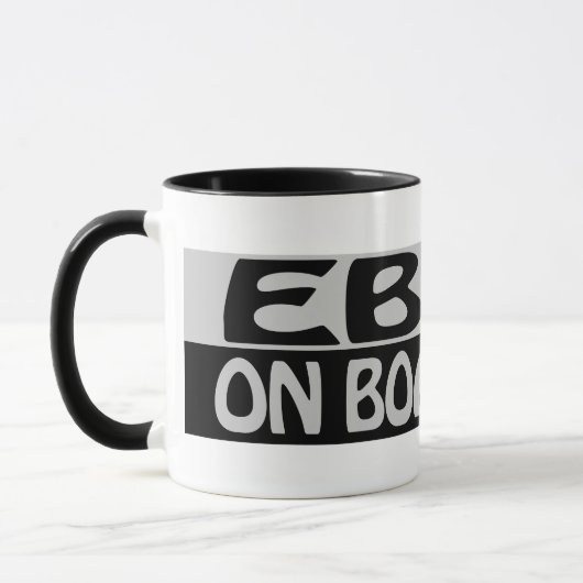 MUG EBE À BORD (Gauche)