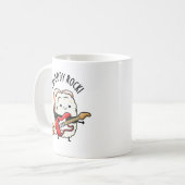 Mug Ebi-body Rock drôle Rocker Sushi Pun (Devant gauche)