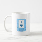 Mug ebooks du coeur i (bleus) (Gauche)