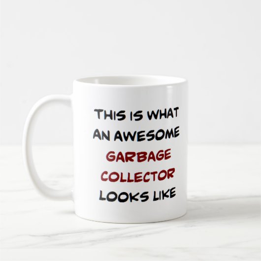 Mug éboueur, génial (Gauche)