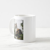 Mug Écaille et chat blanc (Devant gauche)