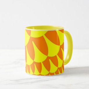 Mug Écaille jaune et orange