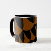 Mug Écaille marron et noire (Devant gauche)