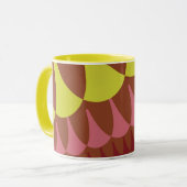 Mug Écaille rose et marron (Devant gauche)