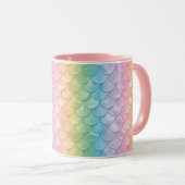 Mug Écailles de dragon de sirène (Devant droit)