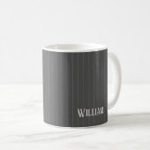 Mug Écarts gris personnalisés (Devant droit)