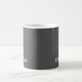Mug Écarts gris personnalisés (Centre)