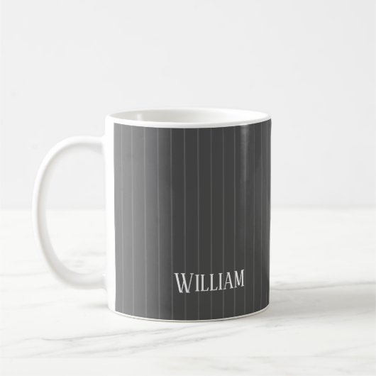 Mug Écarts gris personnalisés (Gauche)