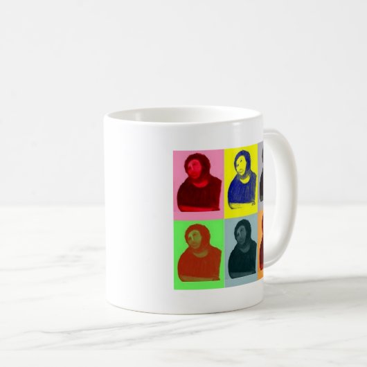 Mug Ecce homo - style d'art de bruit (Devant droit)