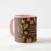 Mug Ecclésiaste 3:4, Un moment pour pleurer, un moment (Devant gauche)