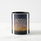 Mug Ecclésiaste 4:10 KJV Bible Écriture Pic Deux Tons (Centre)