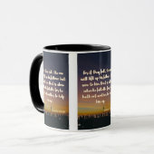 Mug Ecclésiaste 4:10 KJV Bible Écriture Pic Deux Tons (Devant gauche)