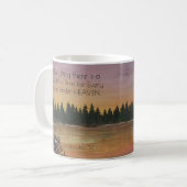 Mug Ecclesiastes 3:1 Bible Verse Paysage rustique (Devant gauche)