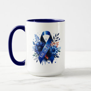 Mug Écéphalomyélite myalgique Ruban de sensibilisation