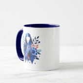 Mug Écéphalomyélite myalgique Ruban de sensibilisation (Devant gauche)