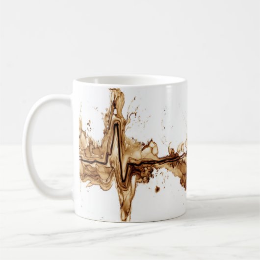 Mug ECG Coffee Stain Art Nuring (Gauche)