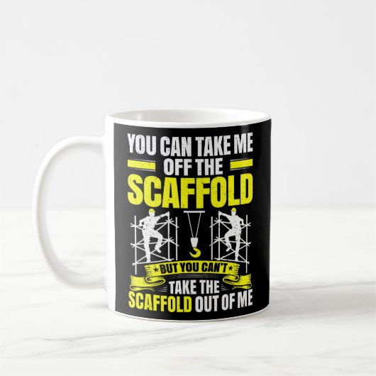 Mug Échafaudage De L'Échafaudeur D'Échafaudage (Gauche)