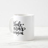 Mug Echale Ganas, fille à la maison, espagnol (Devant gauche)
