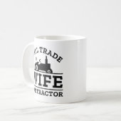 Mug Échange De Femme Pour Tracteur (Devant gauche)