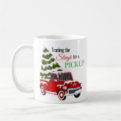 Mug Échanger le traîneau contre un pick-up drôle de ca (Gauche)