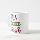 Mug Échangerai frère contre cadeaux (Devant gauche)