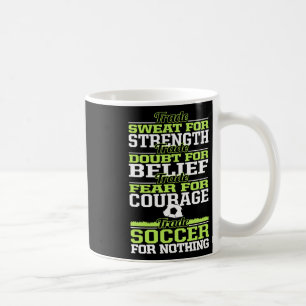 Mug Échangez le football pour rien d'inspirant