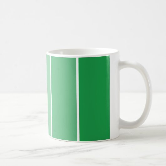 Mug Échantillons de peinture vert brillant (Droite)