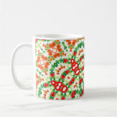 Mug Écharpe Bandana de Mode Orange Vert Clair (Gauche)