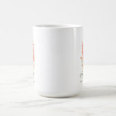 Mug Écharpe de maman fleur de naissance d'août inspira (Centre)