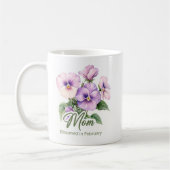 Mug Écharpe de maman fleur de naissance de février ins (Gauche)