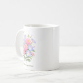 Mug Écharpe de maman fleur de naissance de septembre i (Devant gauche)